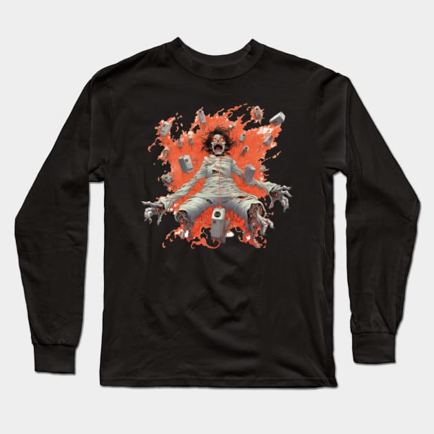 Ghost in the Machine Long Sleeve T-Shirt by Jason's Finery